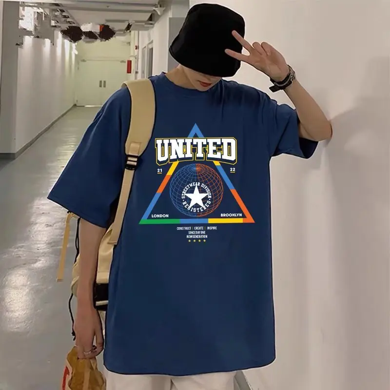 

Harajuku Art Mens T-shirt Summer Cool Unisex Hip Hop Funny English Alphabet Printed Tshirt Casual T Shirt Streetwear Tops