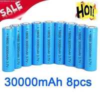 30000mah rechargeable battery icr18650 lithium batteries li ion bateria for flashlight torch headlamp lighter