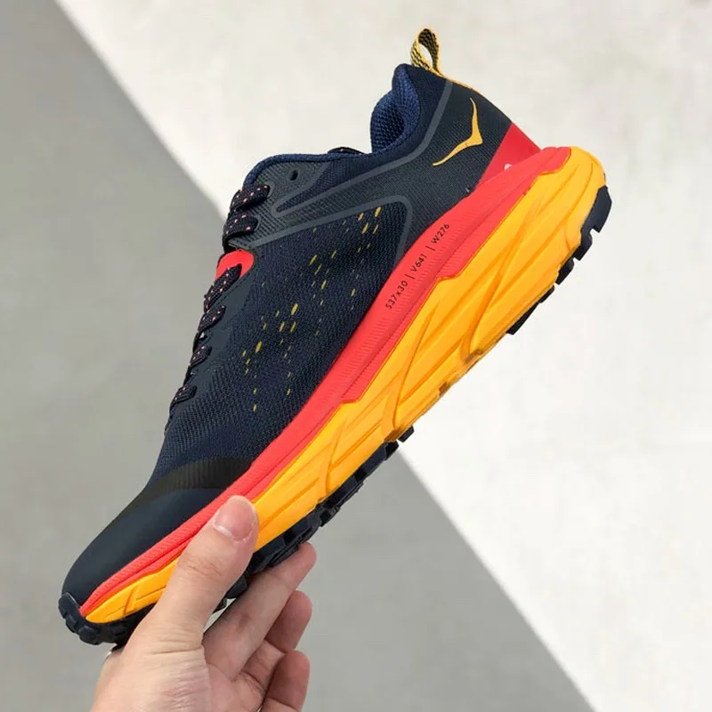 HOKA Trail Running Shoes for Men Challenger ATR 6 Outdoor Hiking Trekking Sneakers Anti Slip Durable Cushioning Marathon Shoes