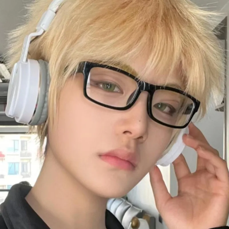 Корейские японские очки в маленькой квадратной оправе женские стиле ретро