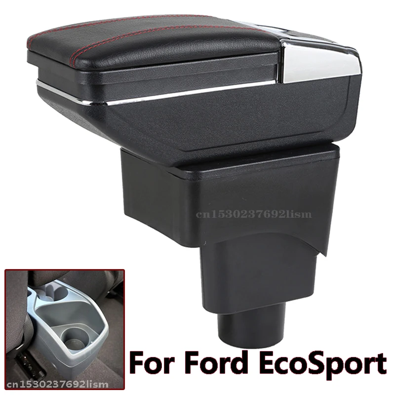 

For FORD EcoSport Armrest box Retrofit parts Interior Storage box Arm Simple installation Car Armres Car Cccessories 2013-2017