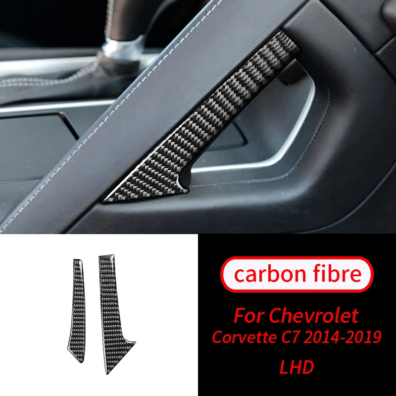 

2 шт., наклейки из углеродного волокна для Chevrolet Corvette C7 2014-2019