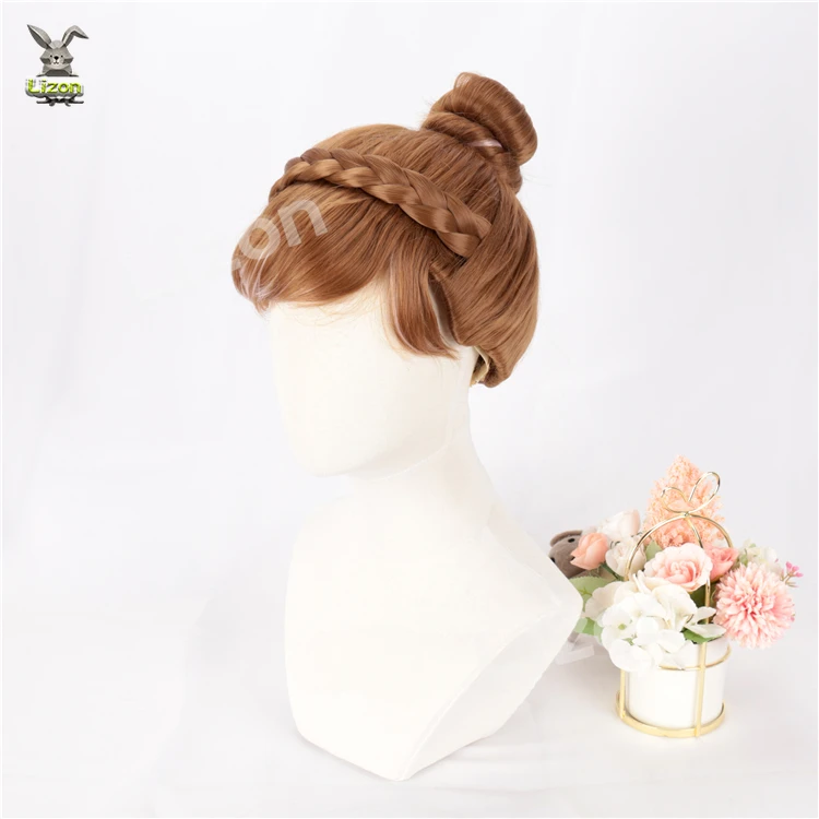 Топ Qualtiy Braids Короткие натуральные коричневые смешанные блондинки Анна Updo