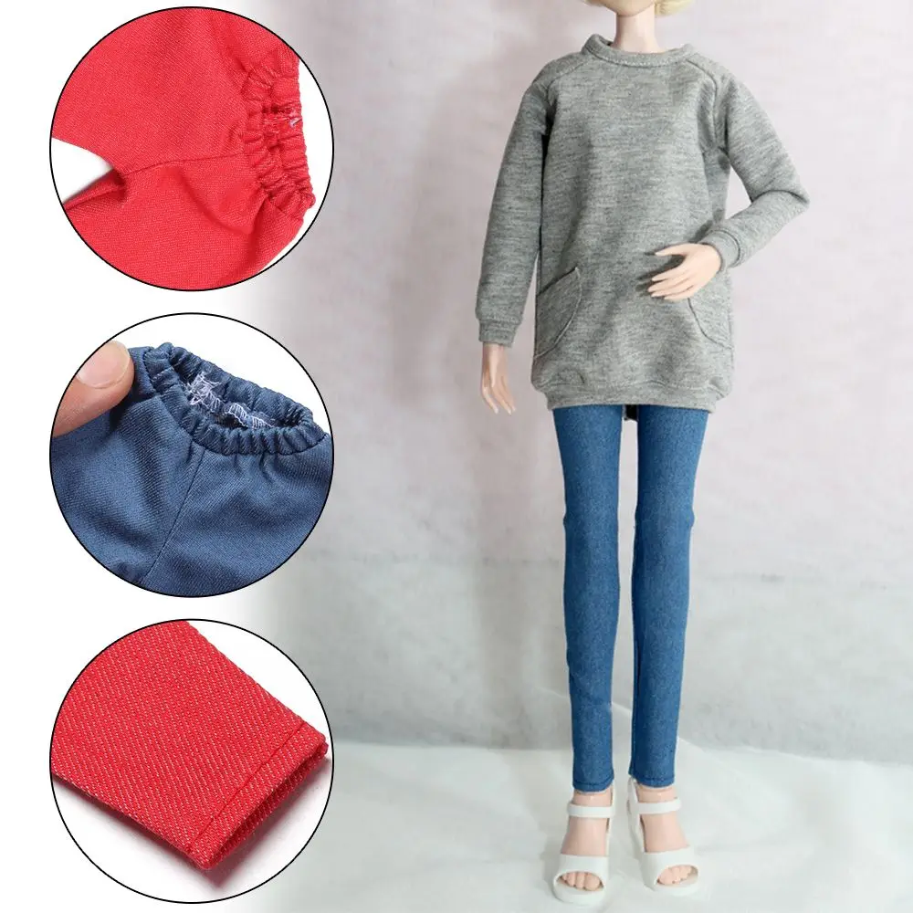 

Модные хлопковые джинсы ручной работы 1/4, штаны для кукол, одежда, нижние штаны 45 см, кукольные штаны, аксессуары для кукол