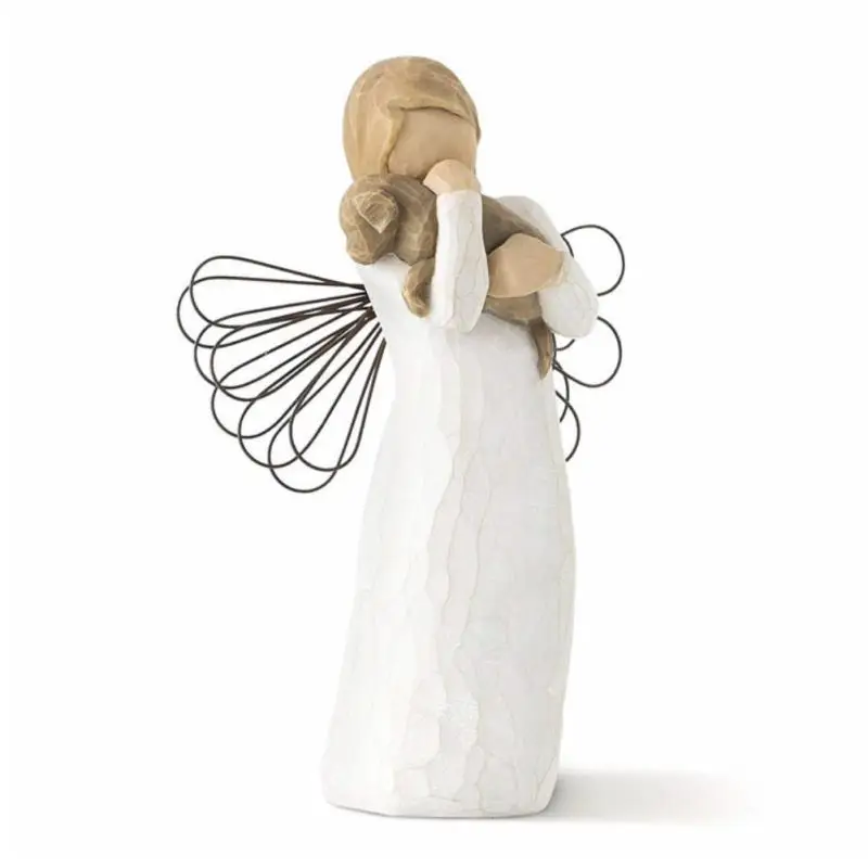 

2022 European Creative Angel Ornaments Hand-carved Resin Crafts Comfortable Angel Ornaments Home Decoration Resin Craft