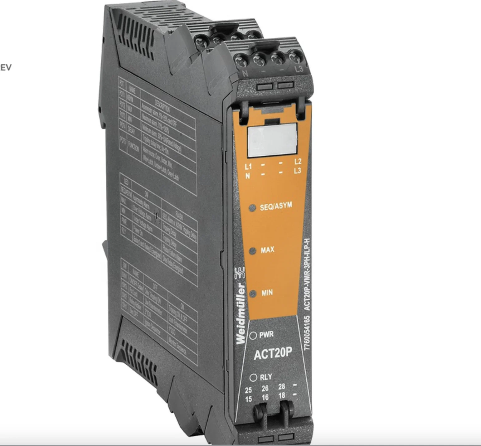 

Weidmuller ACT20P voltage setpoint limit monitor relay