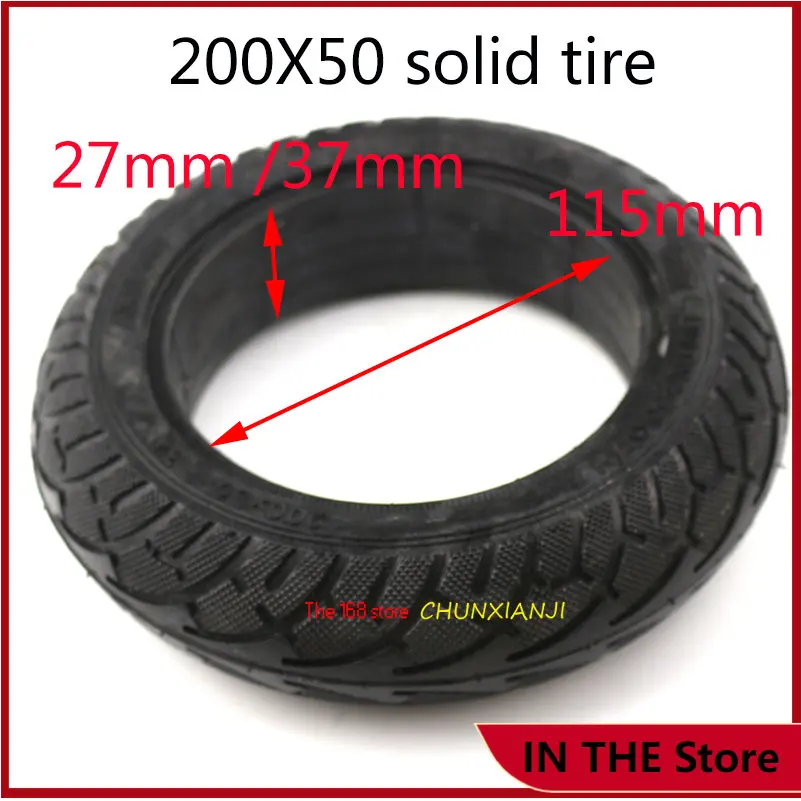 

Хорошее качество, Накачка шин 200x50, колесо из алюминиевого сплава для электромобиля, сплошные шины 200*50, шина для электросамоката, 8-дюймовый с...