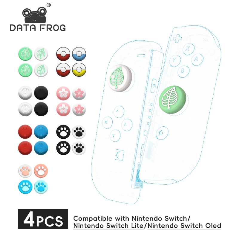 Data Frog Nintendo Switch чехол для джойстика защитный Joy Con большие ручки большого пальца