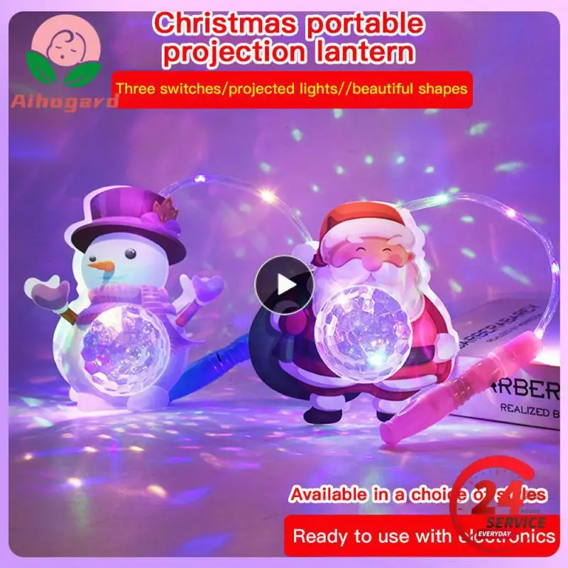 

Santa Claus Led Light For 4-25 Years Old Easy To Use Christmas Luminous Lantern Holiday Supplies Children Gift Led Light Toys