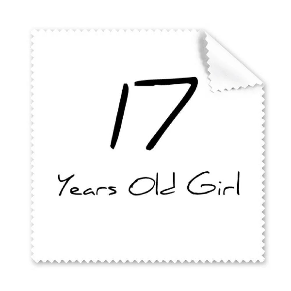 

17 Years Old Girl Age Young Cleaning Cloth Phone Screen Glasses Cleaner 5pcs