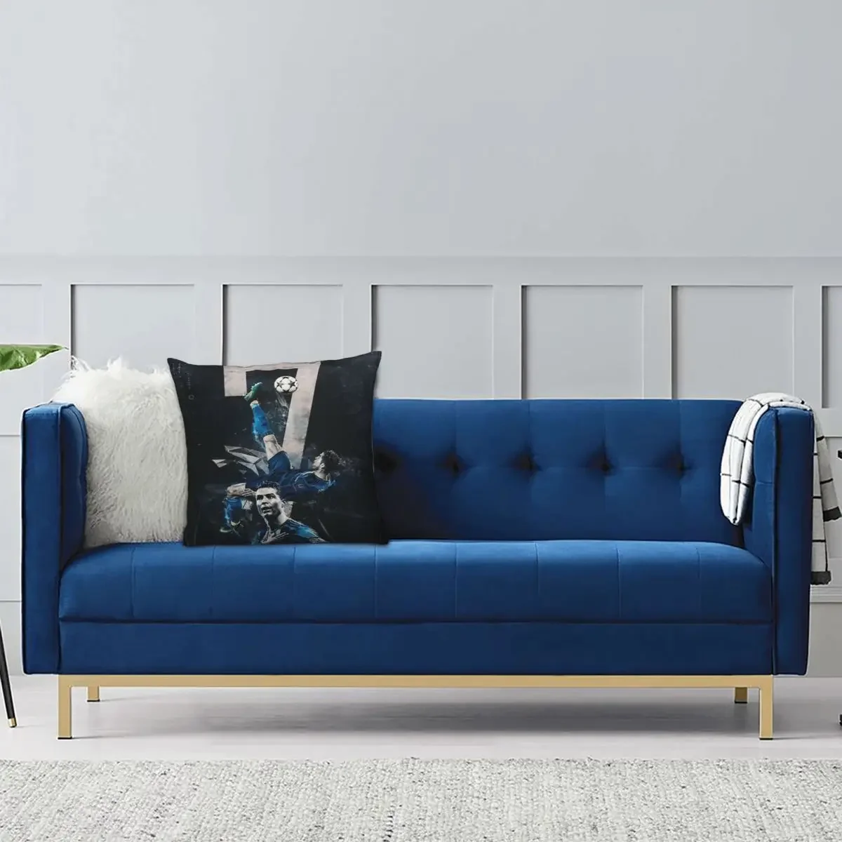 GoldBLi Decor CR7 Ronaldinho футбольный чехол для подушки с двусторонним принтом