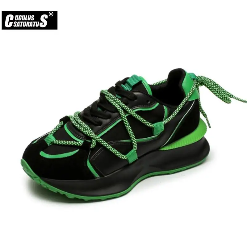 

Thick Sole Height Increasing Dad Shoe Men Women Sneakers Reflective Comfortable Sports Running Shoes 2022 Casual Tennis Shoes