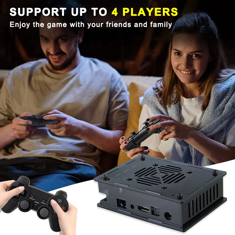 Супер консоль TSINGO X Max Plus 4K HD Wi-Fi Ретро ТВ Видео игровой плеер 65000 + игры для