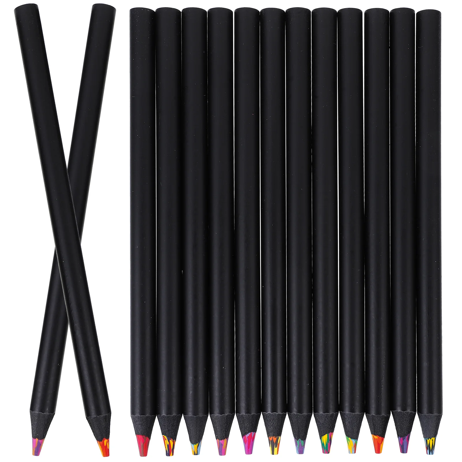 

12 шт., портативные цветные карандаши для художников
