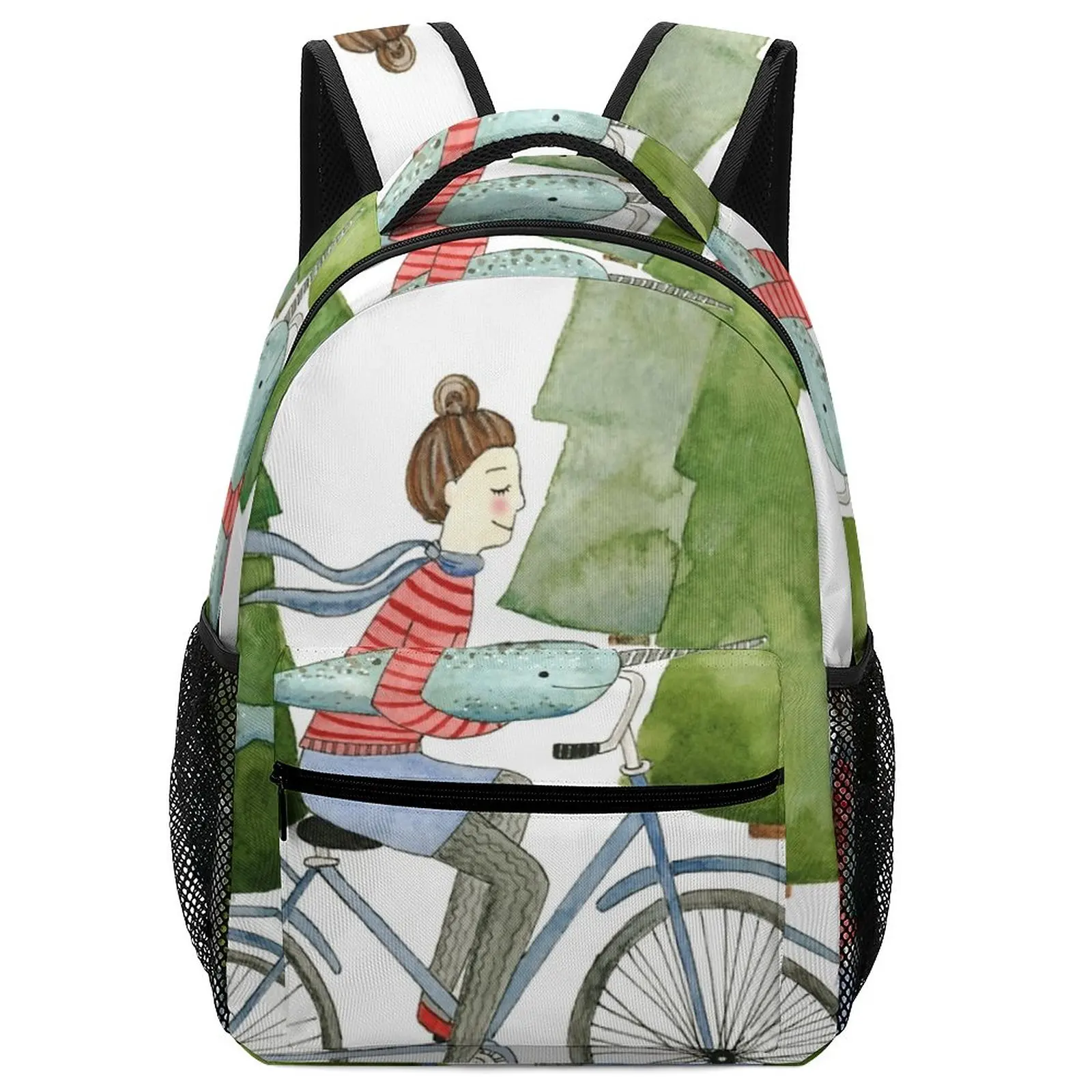 Cute Art Narwhals Are Cool Girls Boys Animal Backpack Women School Bag Designer Backpack For Boys