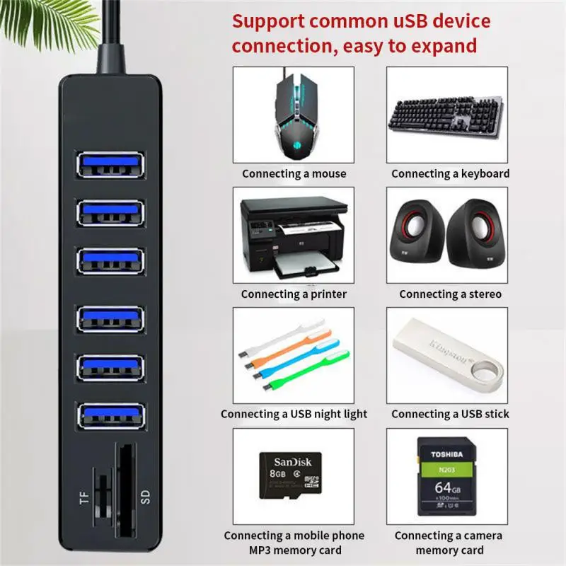 

Док-станция для ноутбука, 8 портов, Usb