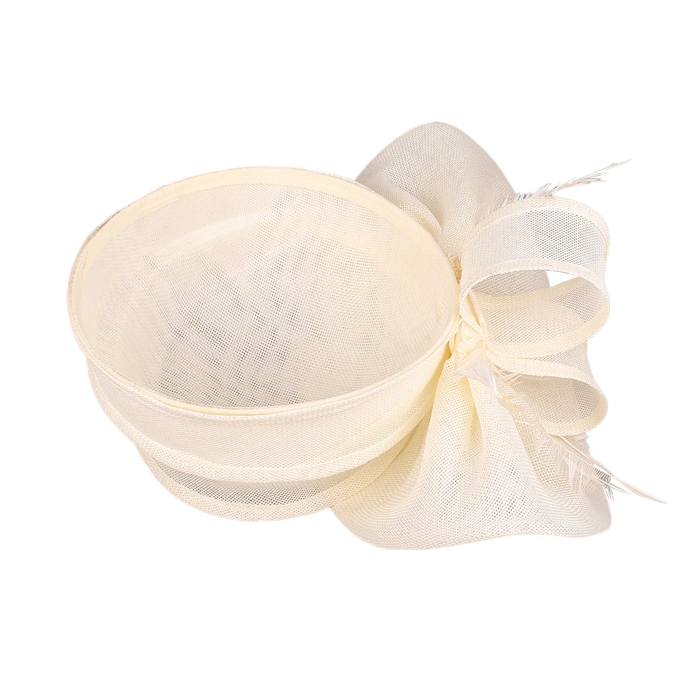 Женские свадебные чародеи для волос бежевые шляпы с повязками на голову