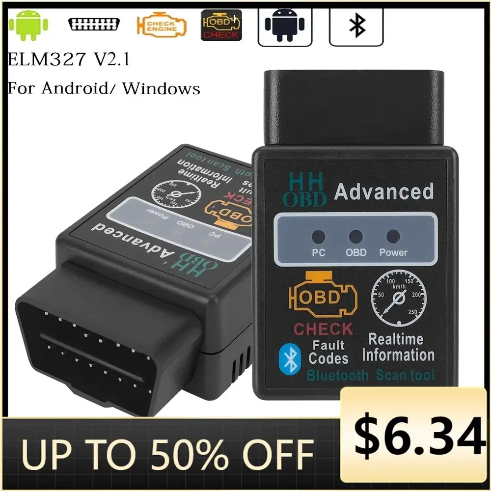 

Автомобильный диагностический OBD-сканер Bluetooth OBD ELM 327 для Mitsubishi для Lancer/PAJERO ASX для PAJERO SPORT5 RVR считыватель кодов