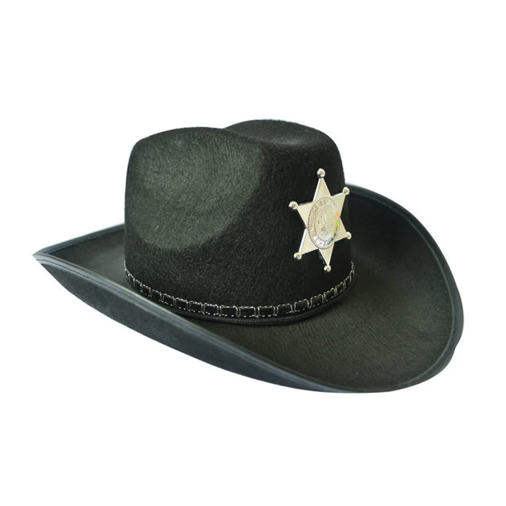 

Cowboy Hat, Cowboy Western Wild West Sheriff Hat Sheriff Hats Sheriff Cowboy Felt Hats Western Cowboy Hat Fancy Dress Party