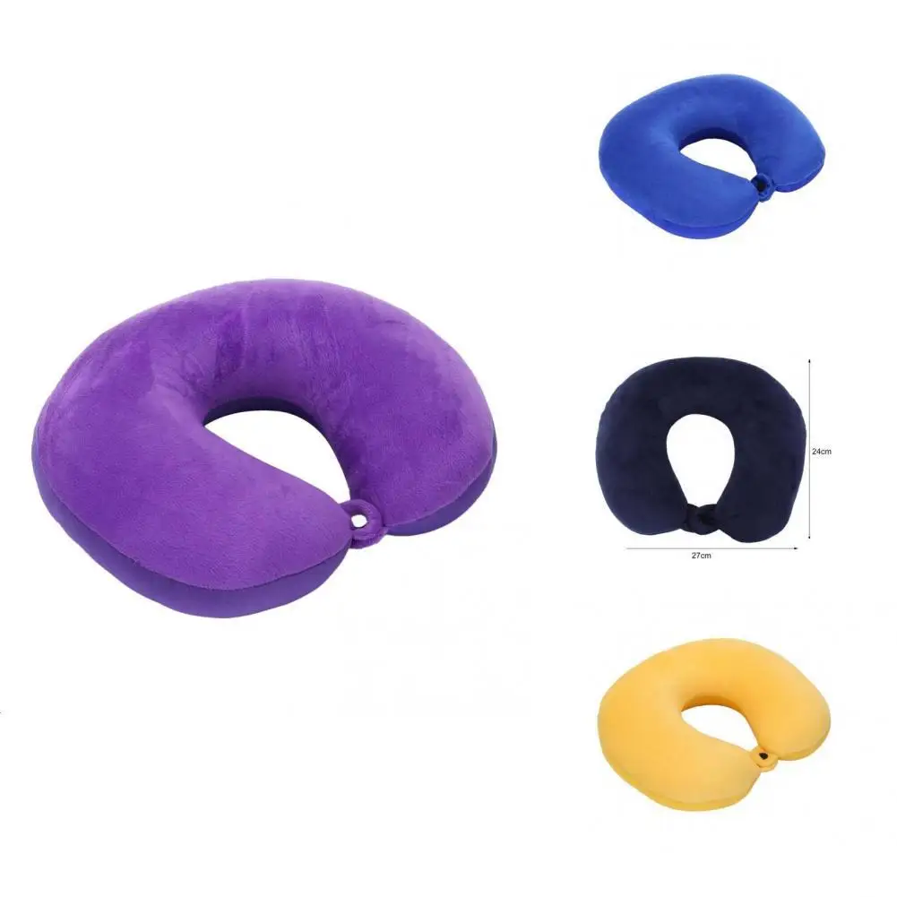 

Durable Travel Pillow Pressure Reduce Washable Neck Support Cushion Large Bearing Travel Neck Pillow