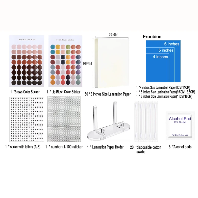 Румяна для губ часы с ламинированной бумагой румяна набор цветовых графиков
