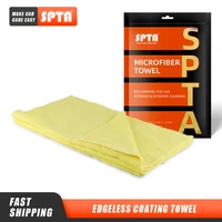 single sale spta gsm320 microfiber edgeless coating towel car washing towelcar care cloth auto cleaning drying cloth