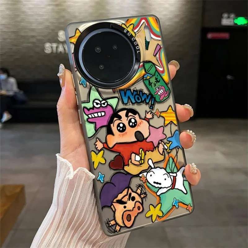 Фото Чехол для телефона с милым мультяшным карандашом Shin-chan для vivo X200 X100 X90 X80 X70 X60 Pro Ultra S mini X200Ultra, противоударный чехол Shinchan №4