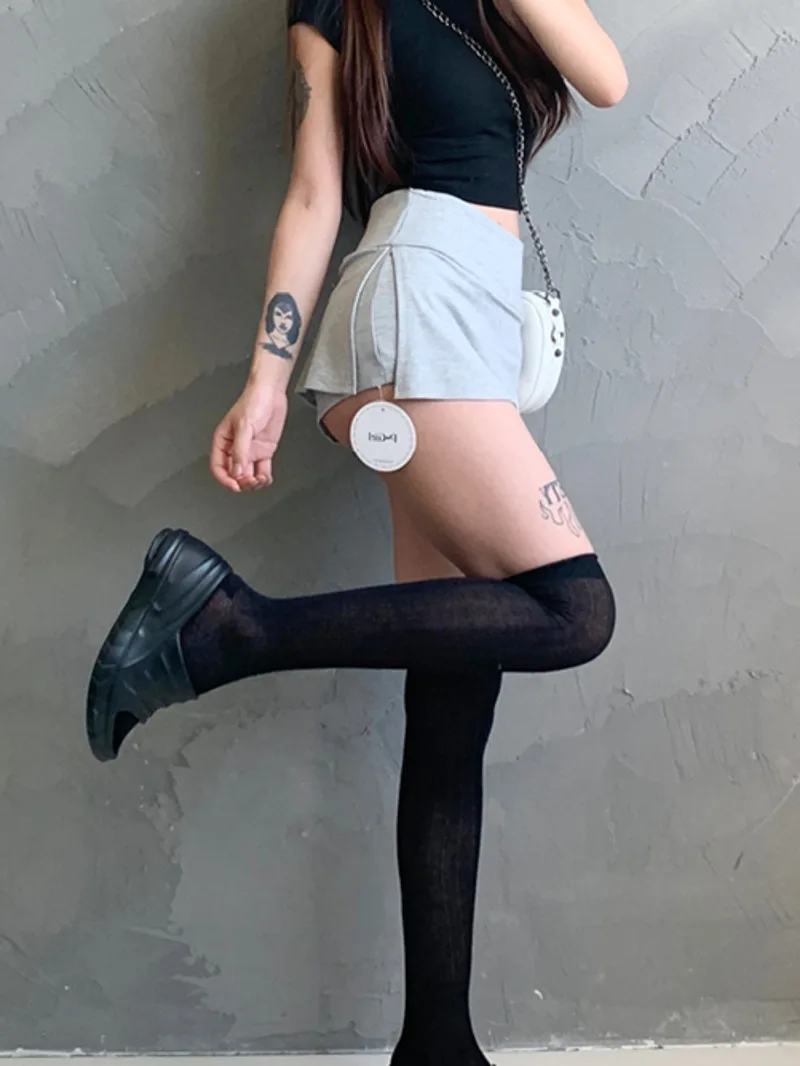 Стиль девушки пикантные сексуальные защитные шорты с высокой талией юбка