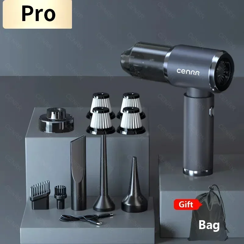 

Автомобильный мини-пылесос CENRR 210000 па, Мощное всасывание, ручная Беспроводная Очистительная Машина высокого давления