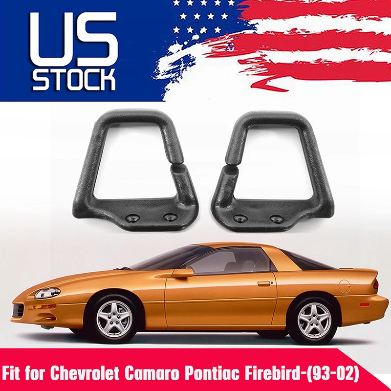 

Rhyming Black Seat Belt Guide Loop Clip Fit For Chevrolet Camaro Pontiac Firebird 1993-2002 Car Interior Parts 16817202 16817203