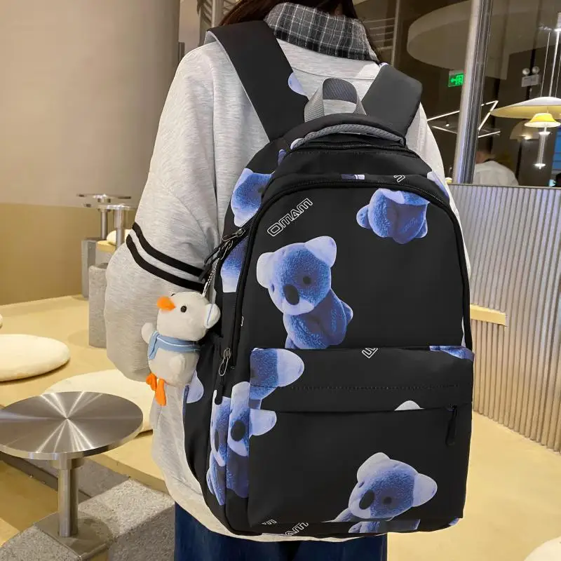 

Harajuku Style Women Backpack Large Capacity School Bag For Girls Trendy Design Women Travel Backpacks Casual Storage Bags