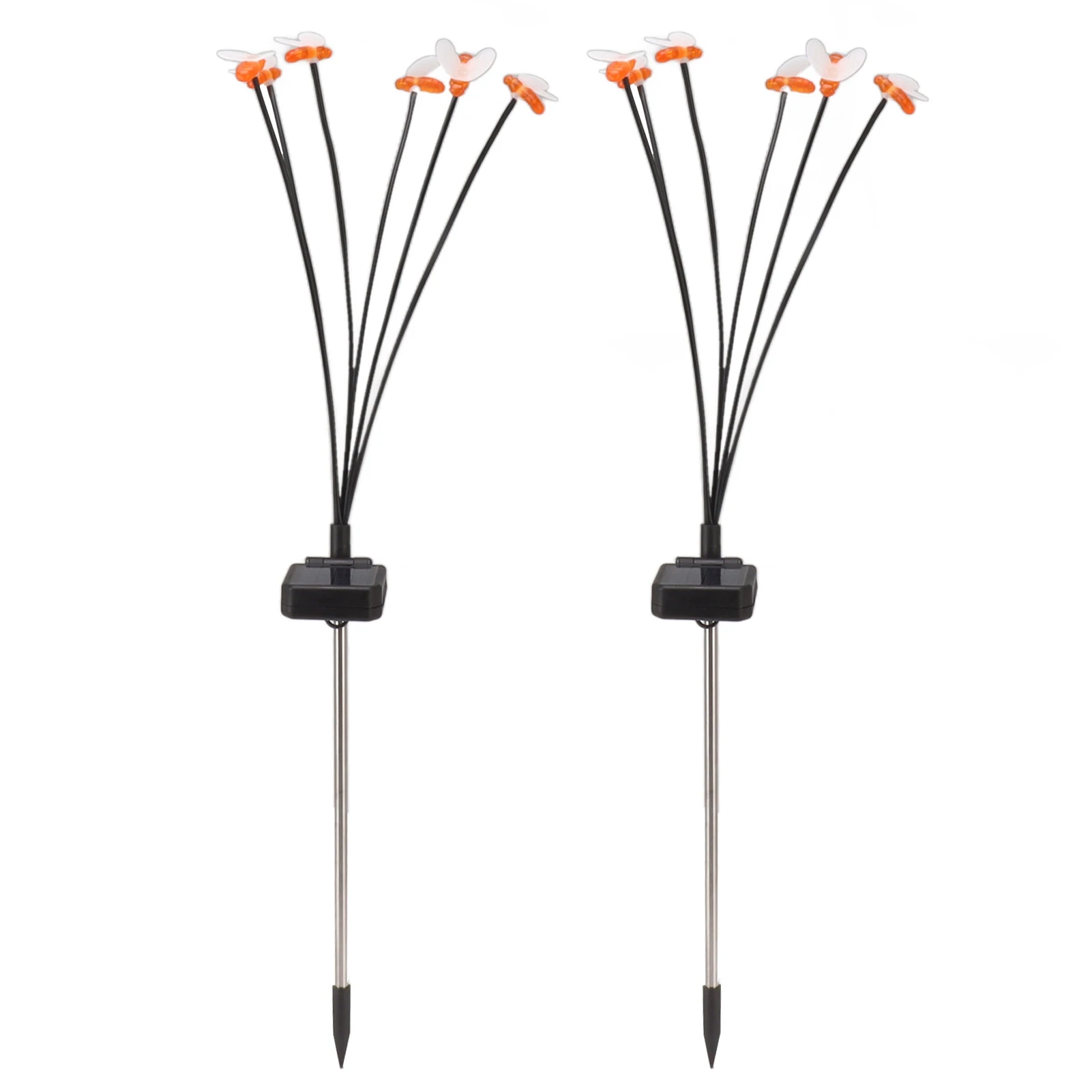 Солнечные садовые фонари IP65 Водонепроницаемый 6 световых головок Декоративные