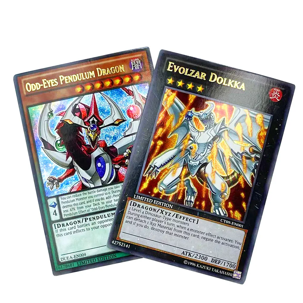 72 шт. карточка Yugioh голографическая буква в английской коллекции Dark Magician Girl Blue Eyes YU