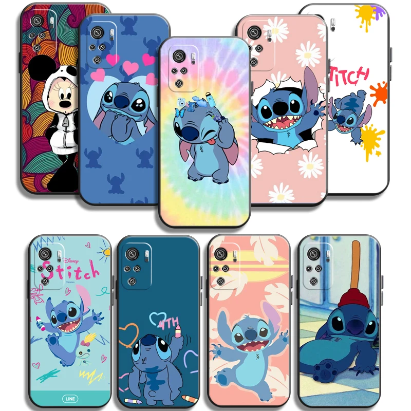 

Disney Stitch MIQI Phone Cases For Xiaomi Redmi Note 8 Pro 8T 8 2021 8 7 8 8A 7A 8 Pro Cases Coque Carcasa Soft TPU Funda