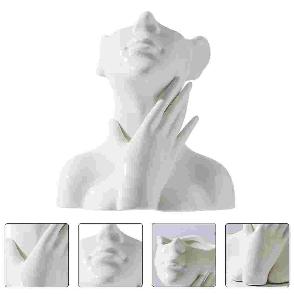 

Vase Flower Ceramic Porcelain Floral Centerpieces Artistic Abstract Arrangement Container