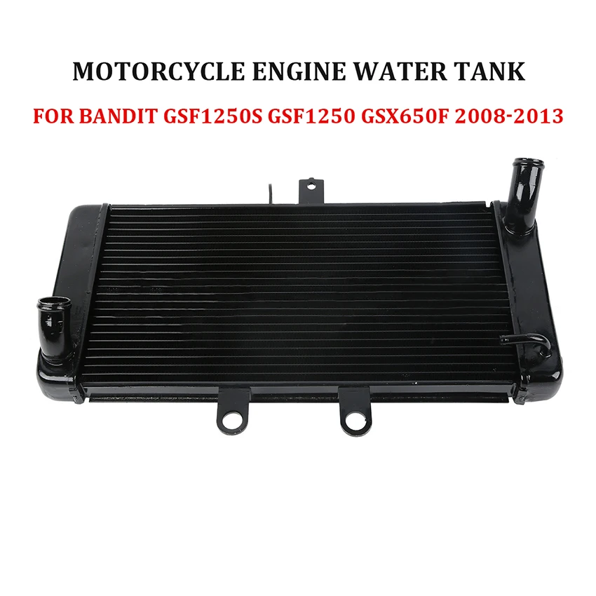 

Радиатор двигателя мотоцикла, алюминиевый охладитель в сборе, резервуар для охлаждающей воды для SUZUKI BANDIT GSF1250S GSF1250 GSX650F 2008 ~ 2013