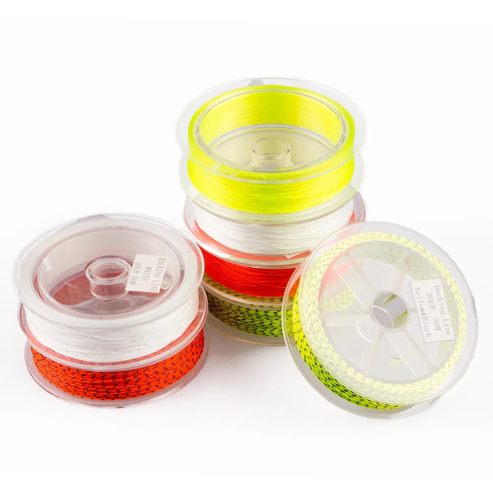

20/30lbs Line Backing Fishing Trout Line & Loop Dacron 8 Braided Fly Line Backing Fly Fishing Trout Line Braided Backing
