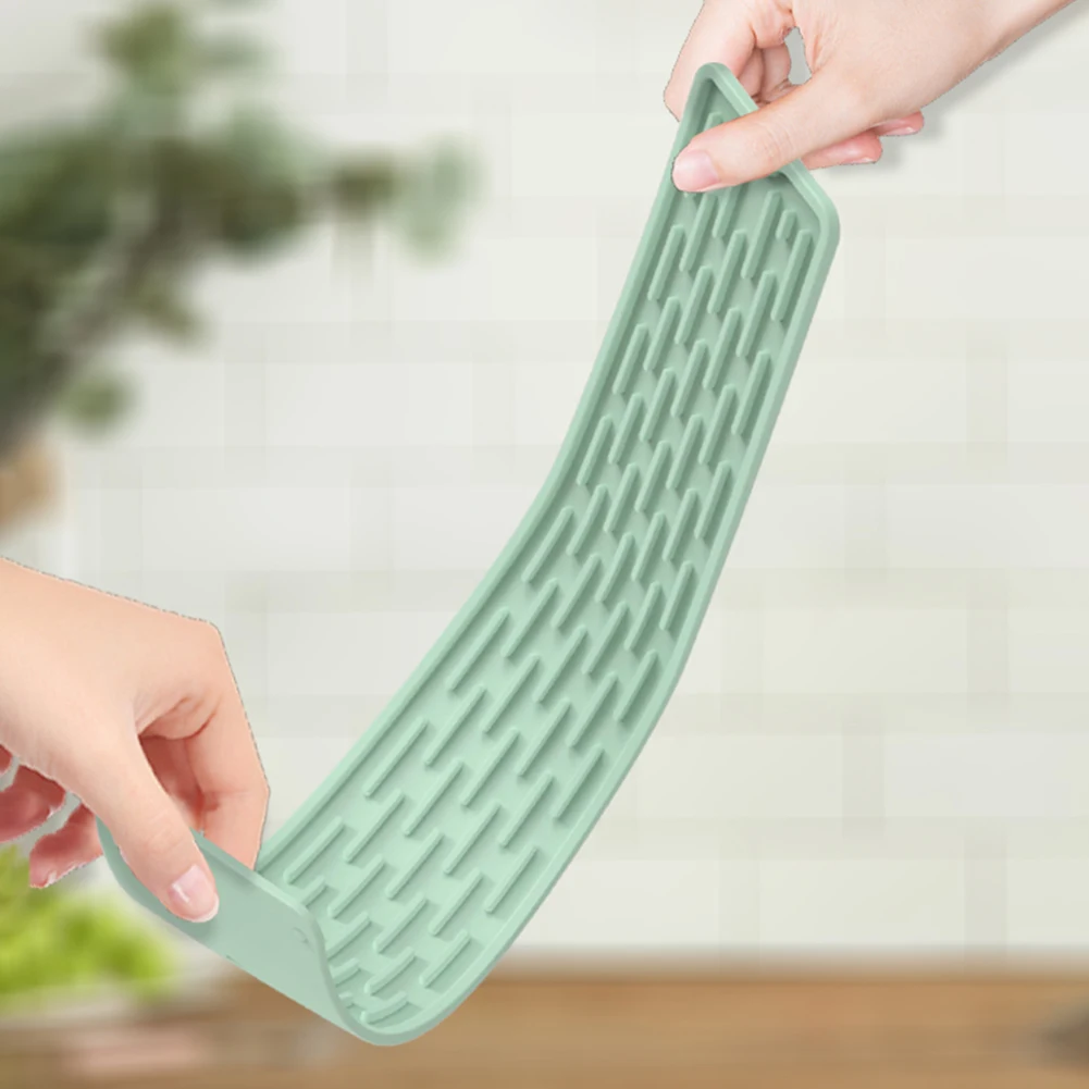 

Countertop Protector Mat Waterproof Cleaning Faucet Splash Catcher Mats Non-slip Kitchen Gadgets for Home Bathroon Accessories