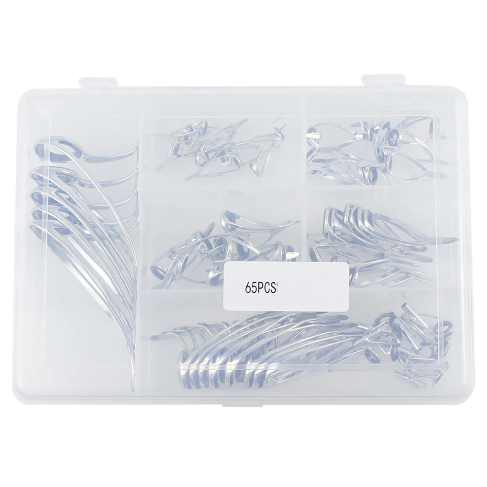 

Repair Kit Fishing Guide Rings Ceramic Double Layer Metal High Carbon Steel Part Reinforcement Smooth Wire Outlet