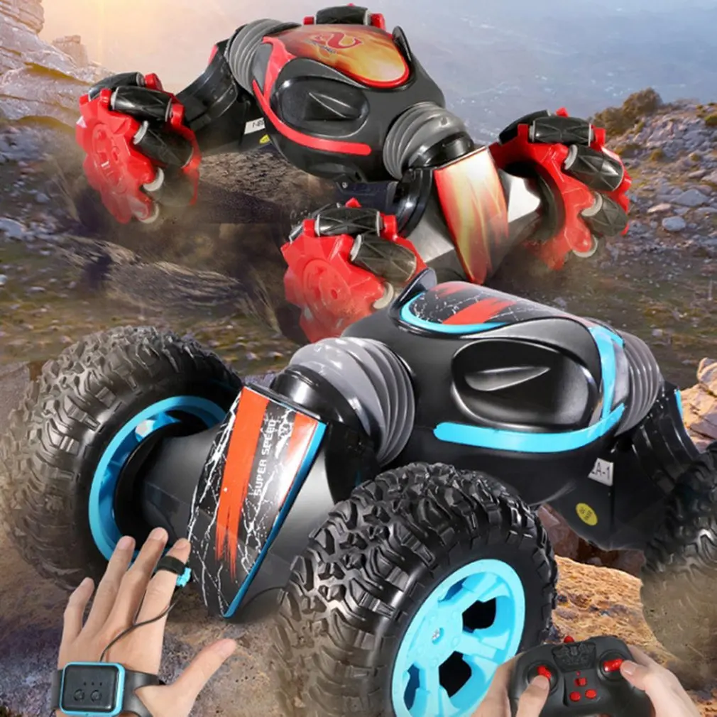 

RC Stunt Car Watch Gesture Sensor Control Deformable Electric RC Drift Car Transformer Car Toys For Children Kids Gift