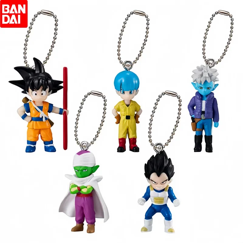 Фото Оригинальная капсула Bandai Dragon Ball серии 1, Son Goku Bejita Yonsei Piccolo Bulma, фигурка в форме персонажа, кулон, подарочная игрушка №1