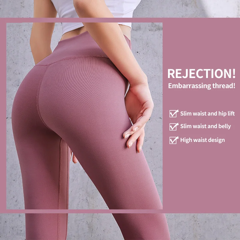 High Waist Naked feeling Leggings Push Up Sport Yoga Pants Women Fitness Running  Energy Seamless Leggings Gym Girl Sports Pants