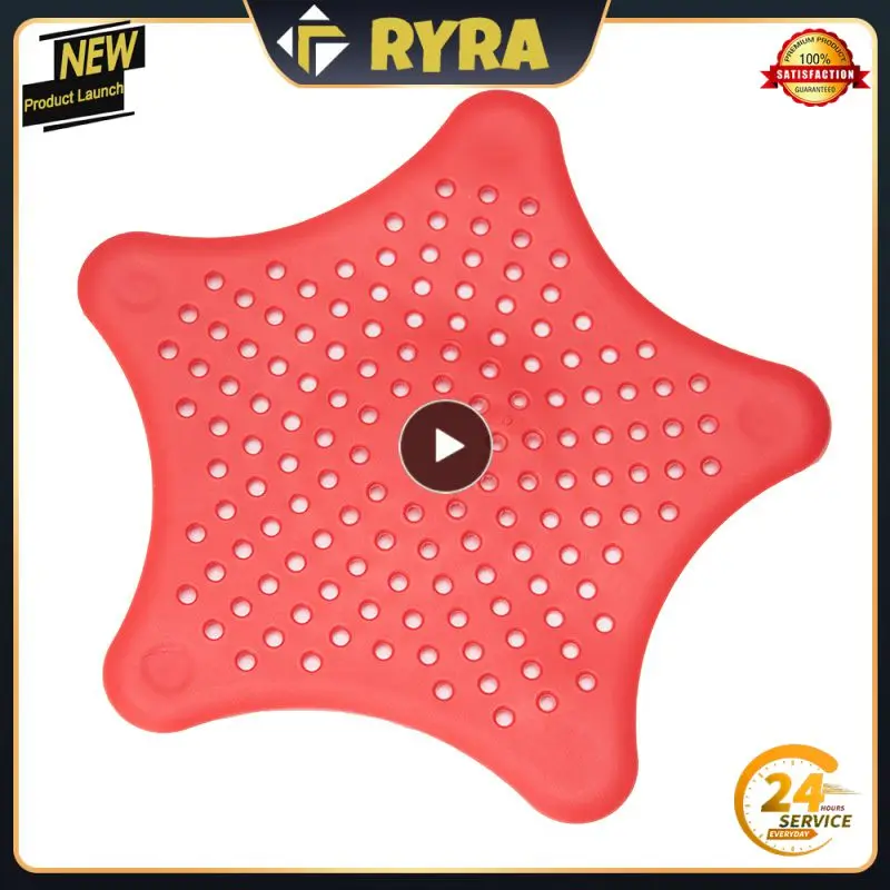 

1~40PCS Mesh Filter Efficient Drainage Multifunctional Design Silicone Drain Plug Flexible Can Be Reused Drain Screen