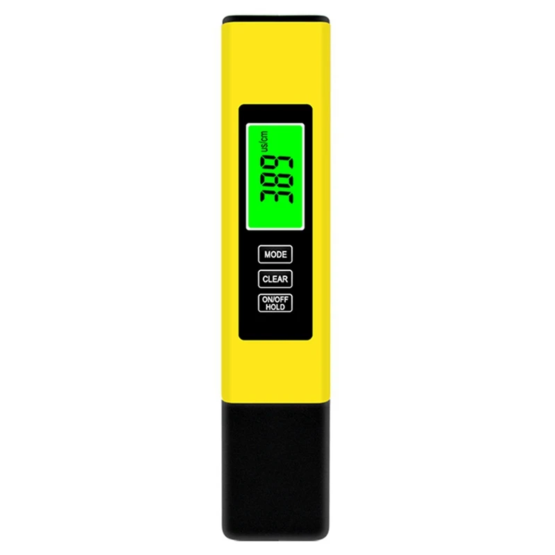 

TDS Meter Digital Water Tester Water Quality Tester, TDS Temperature & Conductivity Meter 3 in 1 Hydroponics Meter Lab