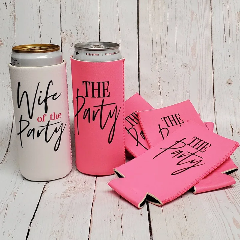 

wife of the party can cooler bachelorette hen party beach wedding bridal shower bride to be future Mrs bridesmaid proposal gift