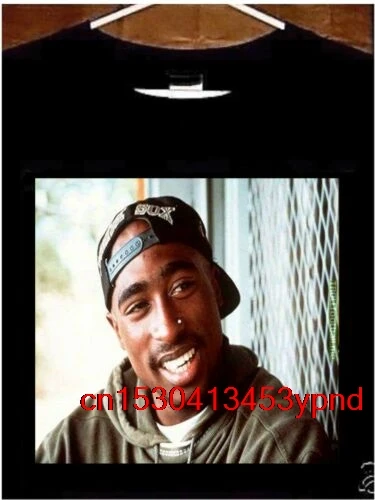 

Футболка Tupac, Мужская футболка в стиле хип-хоп