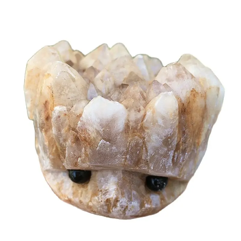 

Натуральные камни кварцевый кристалл кластер ручной резной Ежик исцеления Рейки драгоценные камни фэн шуй украшения для дома