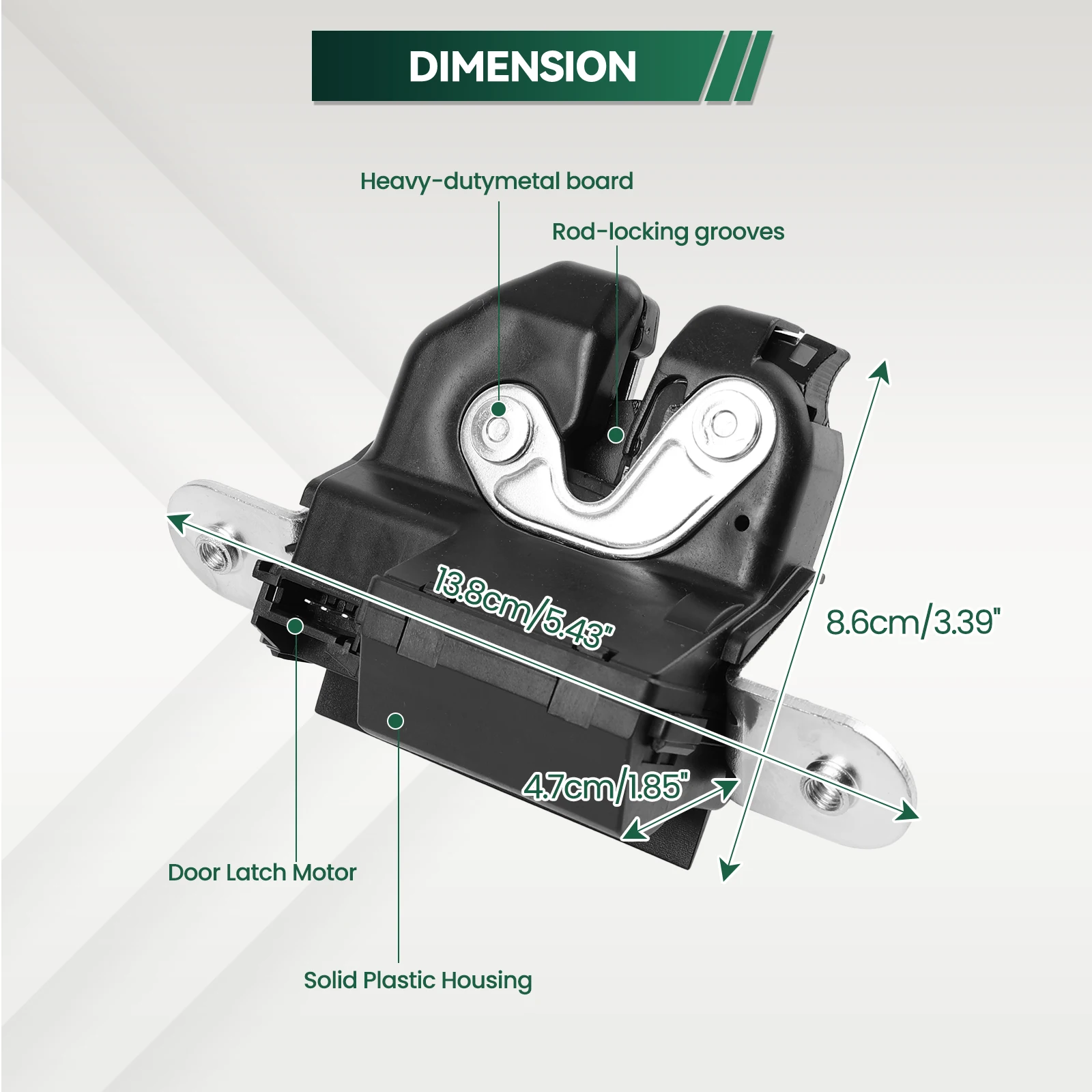 Привод для замка двери хэтчбека задняя дверь фотозащелка 55702917 Fiat 500 Grande Bravo Punto Evo