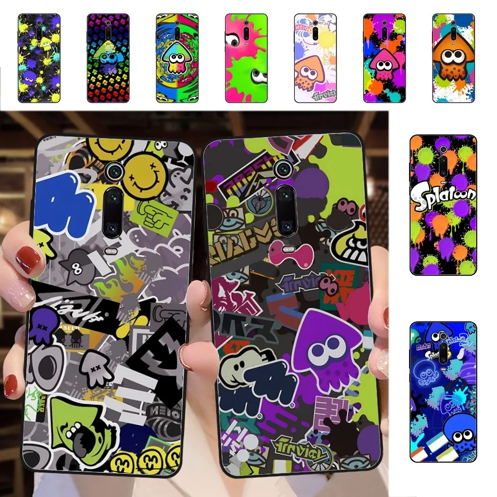 

Splatoon Game Phone Case For Redmi 5 6 7 8 9 10 plus pro 6 7 8 9 A GO K20 K30 K40 pro plus F3 Fundas