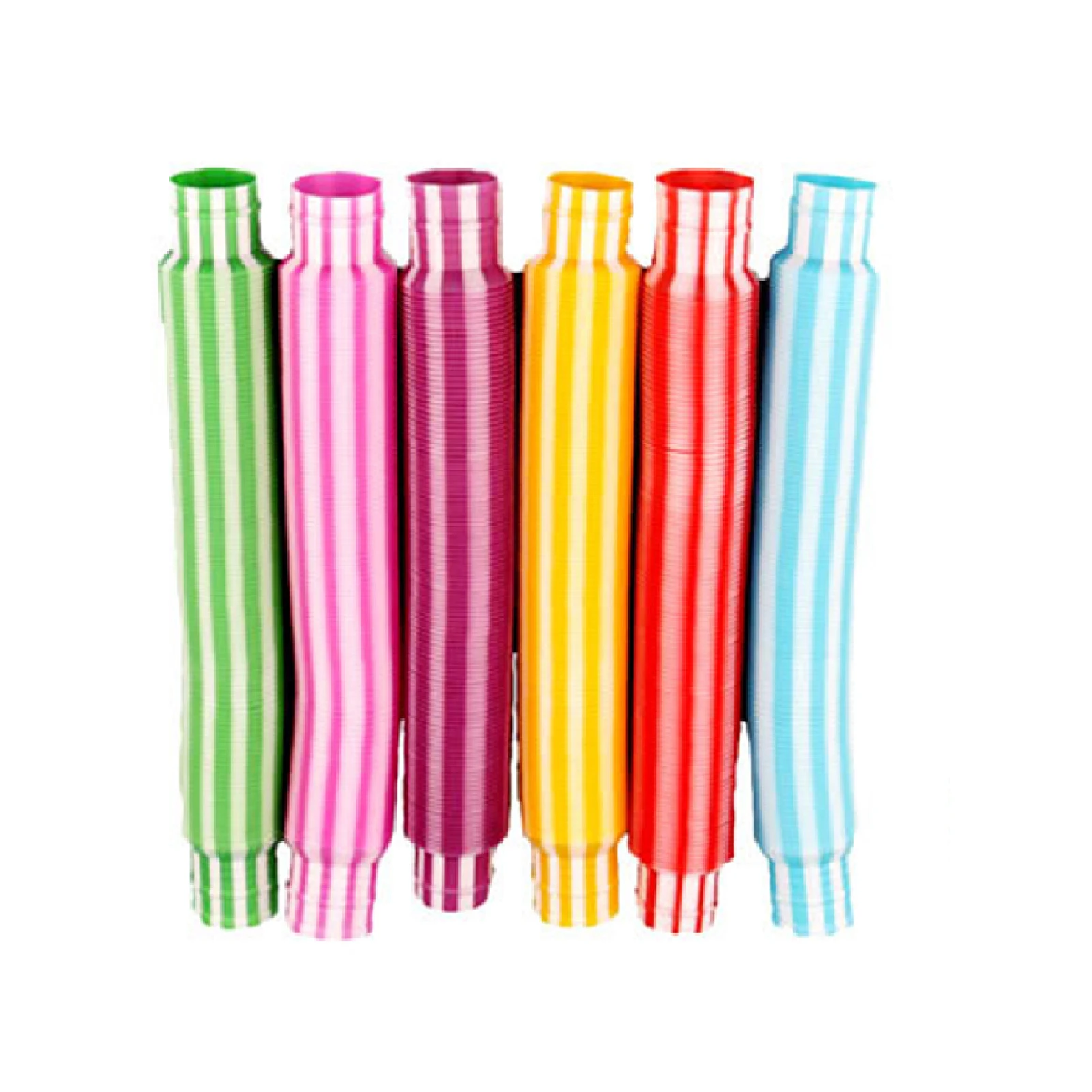 

6PCS Tubes Fidgets Toys Sensory Toy For Stress Anxiety Relief For Children Adults Learning Educational Toys Toddlers Stretch
